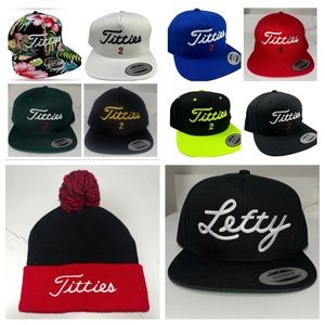 Custom Titties Snapback bundle of 2 NWT